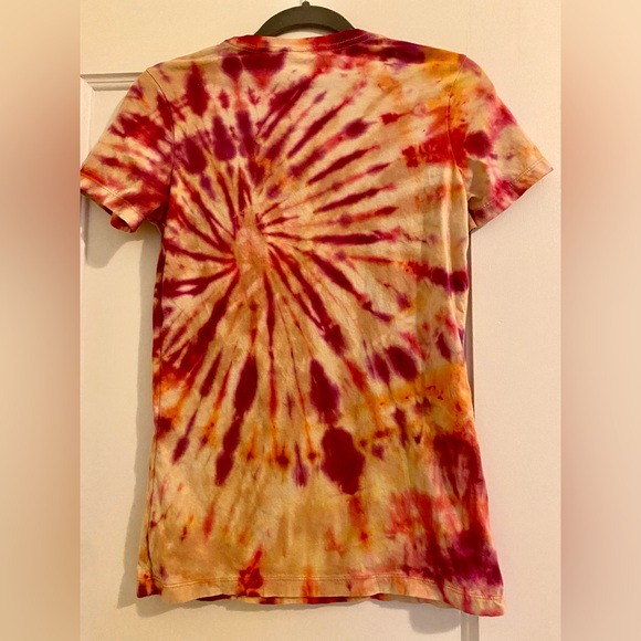Tie dye slim fit women’s t-shirt - Picture 3 of 3